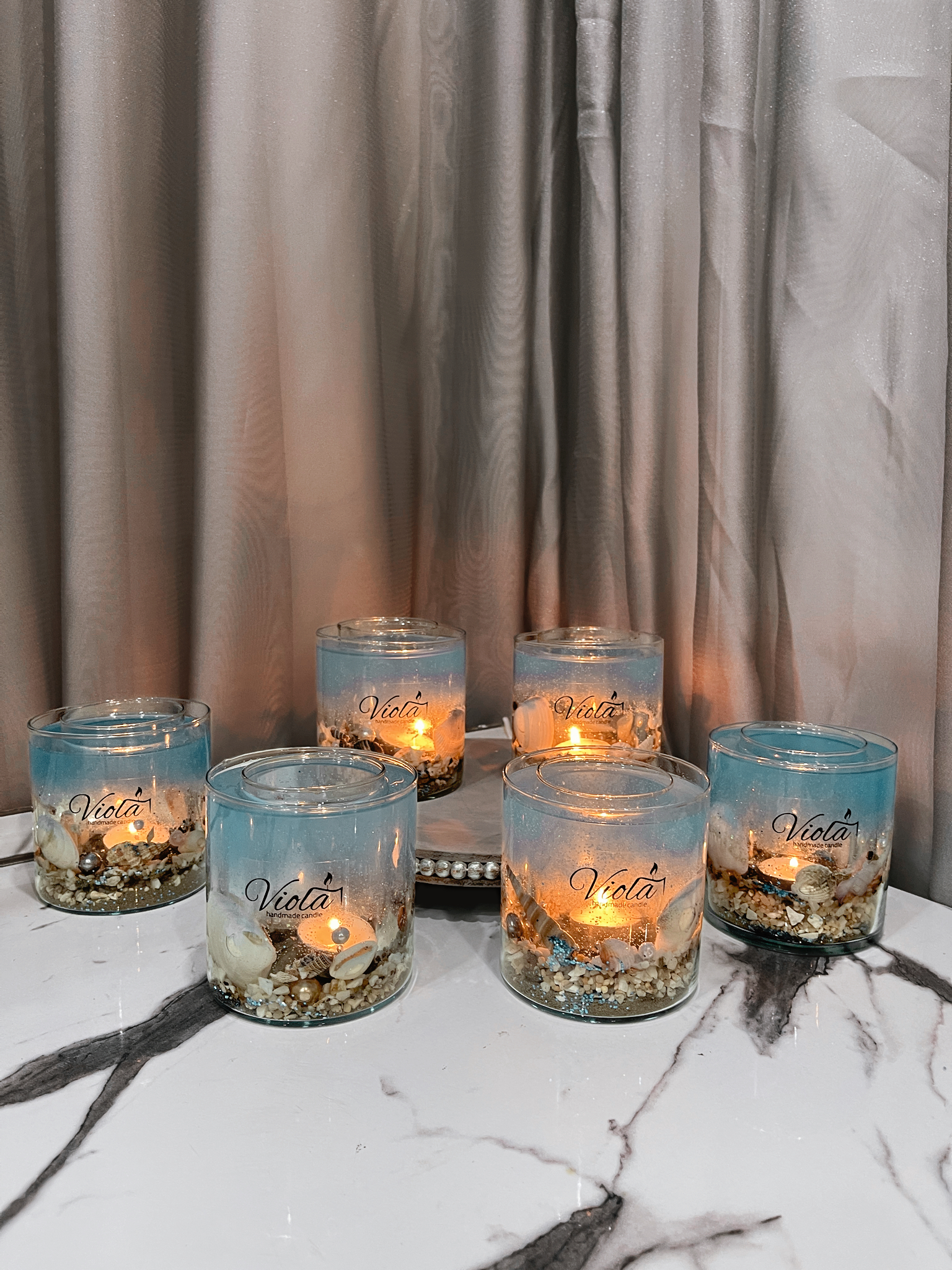 جاوارمر دوجداره ژله ای دریایی آبی روشن