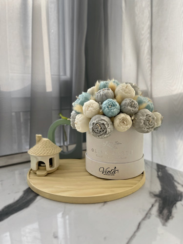 باکس گل جاودان پیونی