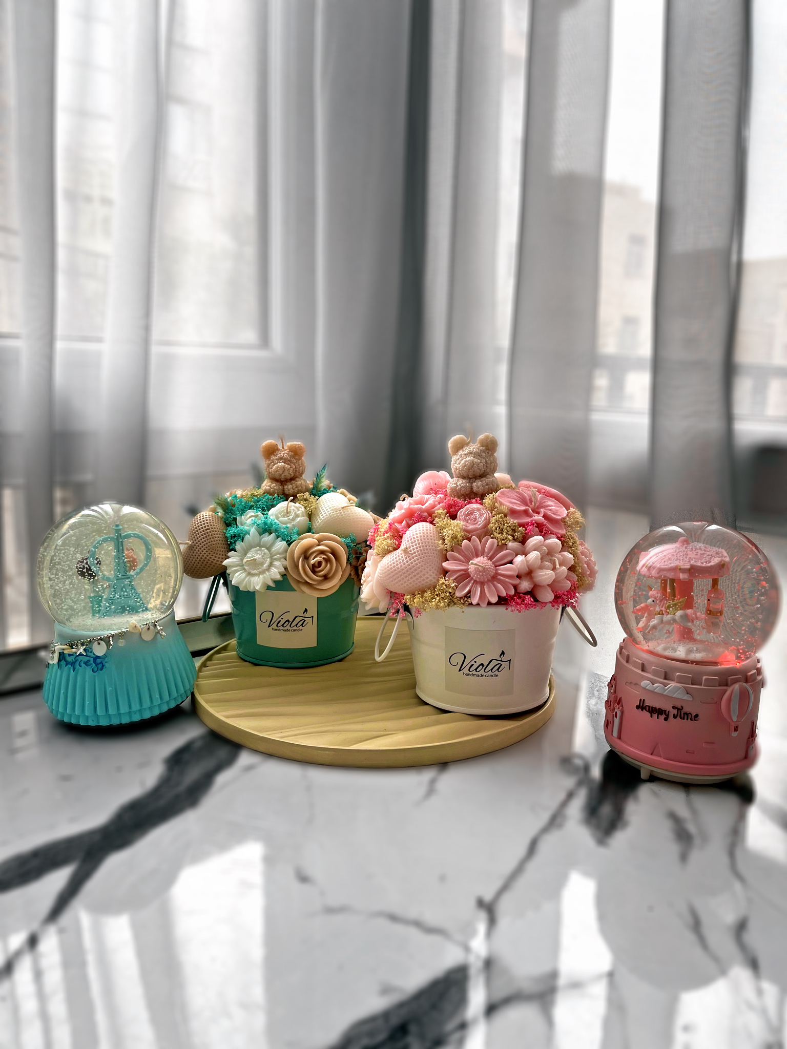 باکس گل جاودان تدی