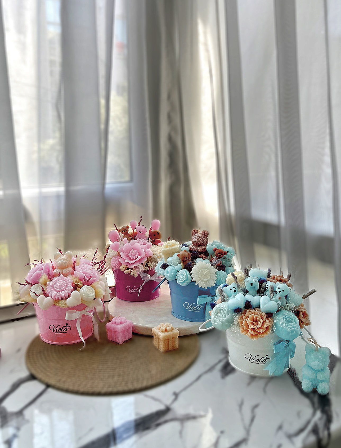باکس گل جاودان تدی